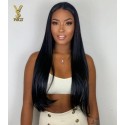 Flash Sale 5x5 HD Lace Wig Natural Color Long Wig With Bangs Glueless Wig With Baby Hair ,YS938