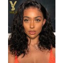 YSwigs Short Wave Bob Style 13x6   Lace Front Wigs Human Hair Wig Virgin Pre Plucked Undetectable Dream HD Lace Bleached Knots GX725