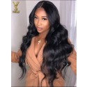 YSwigs Body Wave Lace Front Wigs Human Hair Pre Plucked with Baby Hair for Black Women,YS709