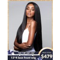 4 wigs Total $459 13*4 lace front wig natural straight Beautiful long human hair wig ,YS04