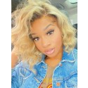 YSwigs Bob Brazilian Virgin Hair 13*4 Lace Front Human Hair Undetectable Dream HD lace Short Wigs HXQ011