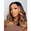 YSwigs HD Lace Wig Ombre Body Wave Pre Plucked Human Hair 360 Lace Wig YS020