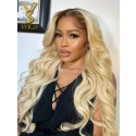 YSwigs #613 Blonde  Brazilian Virgin Hair Human Hair Wigs With Baby Hair YS001