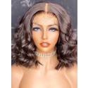 YSwigs Hot Selling Wavy Short Bob Style Undetectable Dream HD Lace Human Hair 13x6  Lace Front Wigs GX3151