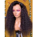 YSwigs Glueless 007 Lace Wigs Pre Plucked Brazilian Undetectable 7x6 Lace Human Hair Kinky Curly Lace Front Wigs, GX110