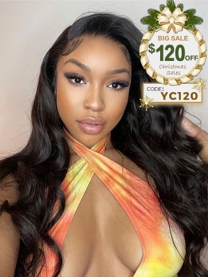 YSwigs Christmas Huge Sale $120 Off Coupon Body Wave Undetectable 13×6 HD Lace Wig YS026