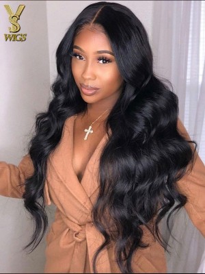 YSwigs Body Wave Lace Front Wigs Human Hair Pre Plucked with Baby Hair for Black Women,YS709