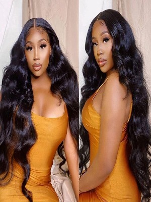 YSwigs Undetectable Dream HD Lace Natural Color Highlight Body Wave Lace Frontal Wig GX622
