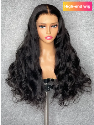 YSwigs Body Wave natural color HD Lace Wig best quality human hair wig ,LX06