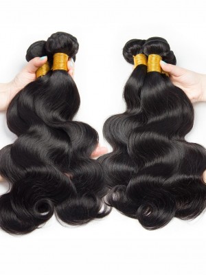 YSwigs Brazilian Virgin Body Wave Hair 3 Bundles+1 13×4 Hair Closure Human Hair Weave HXQ333