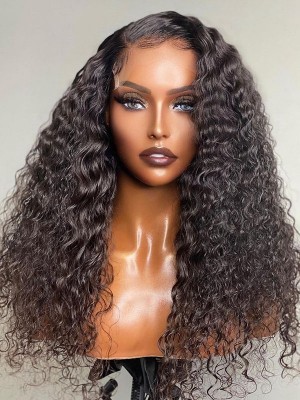 YSwigs HD Full Lace Remy Brazilian Deep Wave Wig Human Hair Wigs Pre Plucked Hairline GX729