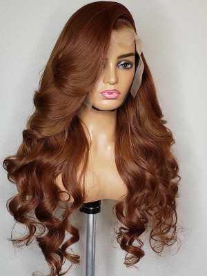 YSwigs Brazilian Loose Wave 360 Lace Frontal Wig Pre Plucked Huaman Hair Wigs HD Lace Front Wig For Women YS615