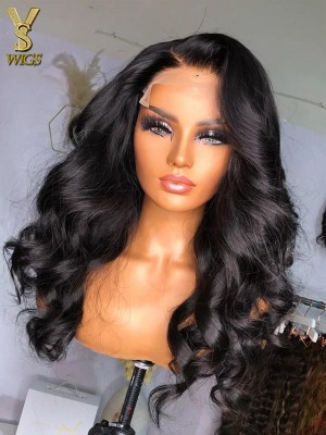 Loose Wave Glueless 007 Lace Closure Wigs 7x6 Wear and Go Human Hair Wigs, YS903