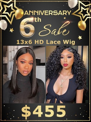 YSwigs Anniversary Sale Bob Wig And Curly 13x6 HD Lace Front  Wigs With Pre-plucked YA02