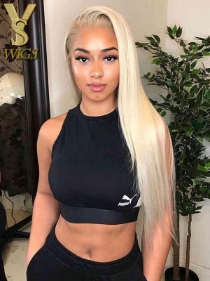 YSwigs Blonde Lace Front Undetectable Dream HD Lace Virgin Human Hair Wigs YS0527