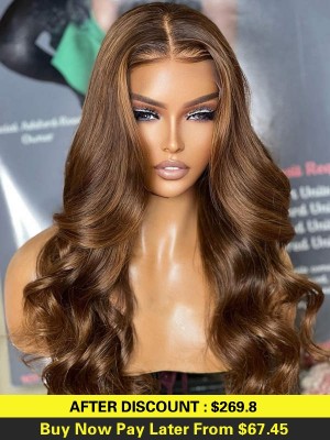 YSwigs Wavy Brazilian Virgin Human Hair Undetectable Dream HD Lace 13x6 Lace Front Wigs With Baby Hair YS4231