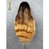 YSwigs Ombre FULL LACE  High end Human Hair Wig Virgin hair  Wig with Baby Hair ,LX09