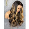  High-end ombre raw materials 13x4 HD Lace 150% Density human hair Wigs Raw Materials Best Quality,LX05
