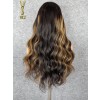  High-end ombre raw materials 13x4 HD Lace 150% Density human hair Wigs Raw Materials Best Quality,LX05