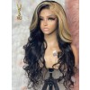 Yswigs 180% Density 22inch natural color ombre  body wave Undetectable HD Lace Wig,YS457