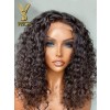 YSwigs Heavy Density Side Part 4x4 Transparent Deep Curly Lace Front Wig LS03