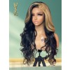 Yswigs 180% Density 22inch natural color ombre  body wave Undetectable HD Lace Wig,YS457