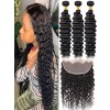 YSwigs 13×6 HD Lace Deep Curly 3 Bundles with 1 frontal  , CLS-2