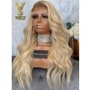 YSwigs Dark Root Ombre #613 Blonde Lace Front Virgin Human Hair Wigs Body Wave Wig in Stock YS727