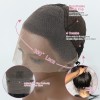 2 Wigs,Brazilian Hair 360 HD Lace Wigs Deep Curly & Bob  wig HD Lace  Wigs Pre Plucked,BTS94