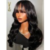 Buy 1 Send 1 Free Body Wave With Bangs 13*6 Lace Front Wigs 180% Density ，YS470