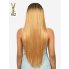 natural straight  Brazilian Remy Hair Pre-plucked Hairline with Baby Hair ombre black with brown Human Hair Wigs Highlight Color,YS450