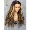  High-end ombre raw materials 13x4 HD Lace 150% Density human hair Wigs Raw Materials Best Quality,LX05