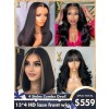 YSwigs 4 Wigs Combo Deal 13*4 HD lace front wig, YS725