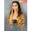 YSwigs Ombre FULL LACE  High end Human Hair Wig Virgin hair  Wig with Baby Hair ,LX09