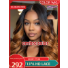 YSwigs 18 Inch ombre Wigs Glueless wigs  NEW Color  For Women Gorgeous Fluffy Wigs Hair Human Wigs For Party And Daily Use,YS453