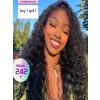 Buy 1 send 1 free water wave wigs  16inch 150% only 242$ bleached knots wigs,YS480
