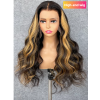  High-end ombre raw materials 13x4 HD Lace 150% Density human hair Wigs Raw Materials Best Quality,LX05