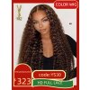 Long Kinky Curly HD Full Lace Human Hair Wigs beautiful color 4#, YS917