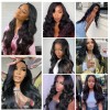 YSwigs Brazilian Virgin Body Wave Hair 3 Bundles+1 5x5 Hair Closure Human Hair  HXQ333