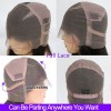YSwigs natural black ombre brown Full Lace Wig  Wave Free Parting Human Hair wig Bleached Knots LX02
