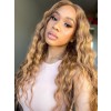 YSwigs Ombre Brown Color Pre Plucked Human Hair Lace Front Wig with Baby Hair GX006