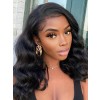 YSwigs Virgin Human Hair Undetectable Dream HD Lace Natural Wave  Lace Frontal Wig GX038