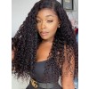 YSwigs Pre Plucked Brazilian Undetectable Dream HD Lace Human Hair Kinky Curly 13x6 Lace Front Wigs GX110