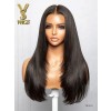 YSwigs Layered 5x5 HD Lace Human Hair Wig 180% Density Bleached and Plucked, LA520