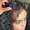 YSwigs 4C Curly Baby Hair Realistic Edges 13x4 Deep Curly HD Lace Front Wig NEW07