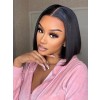 YSwigs Short Bob Wigs Straight Pre Pluck With Baby Hair 13x6 HD Lace Front Wig Glueless Lace Wig GX02083