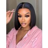 YSwigs Short Bob Wigs Straight Pre Pluck With Baby Hair 13x6 HD Lace Front Wig Glueless Lace Wig GX02083