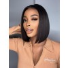 YSwigs Short Bob Wigs Straight Pre Pluck With Baby Hair 13x6 HD Lace Front Wig Glueless Lace Wig GX02083