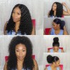 YSwigs New Water Wave Human Hair 360 Lace Frontal Wig AOB08