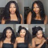 YSwigs New Water Wave Human Hair 360 Lace Frontal Wig AOB08